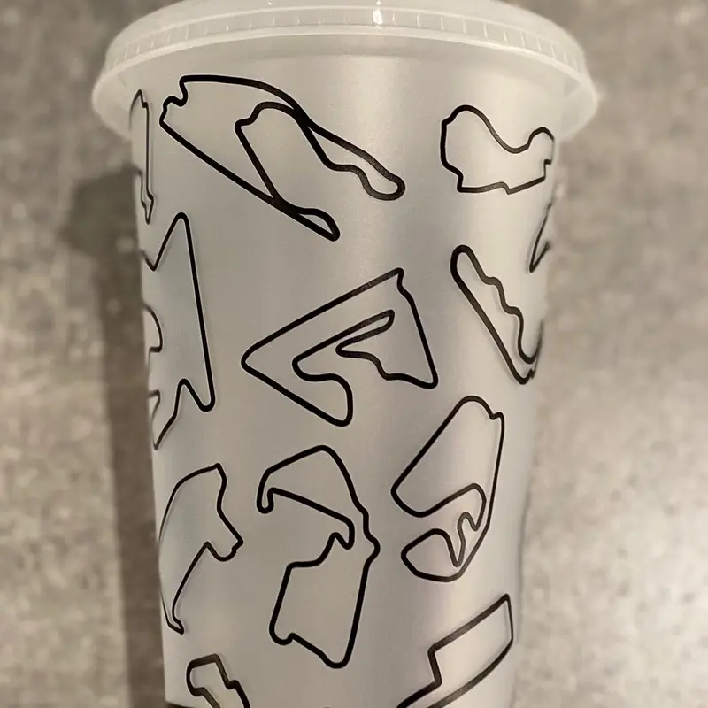 FORMULA ONE - Grand Prix - 24oz cold cup with 2023 season circuits 6