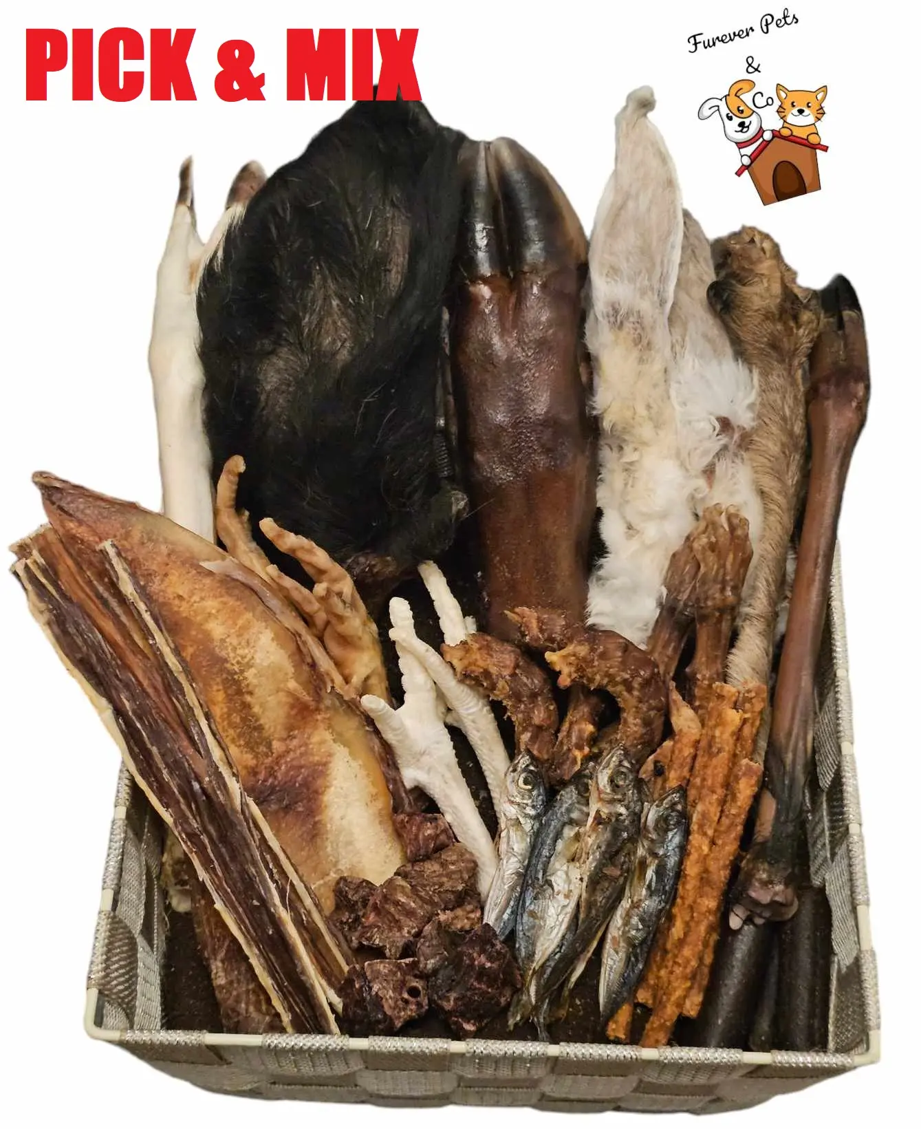 Choose Your Own Pick And Mix Natural Dog Treat Selection Box Huge Variety To Choose From Chicken Rabbit Beef Pig Fish Pork chew treats pet