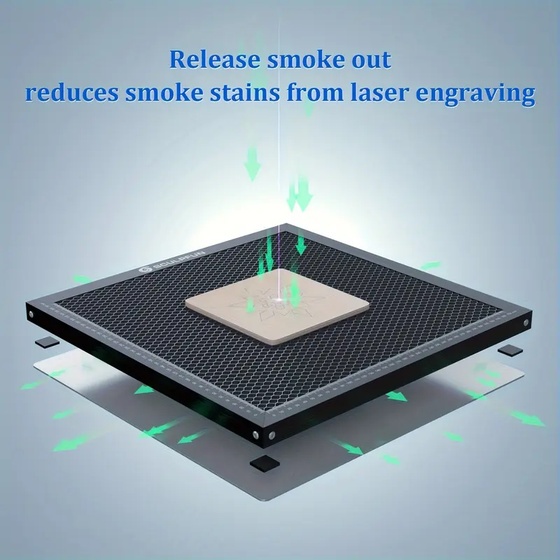 SCULPFUN Honeycomb Working Table 400x400x22mm, Honeycomb Laser Bed For CO2 Or Diode Laser Engraver And Cutting Machine, Laser Engraver Accessories, Fast Heat Dissipation, Smooth Edge Cutting 4