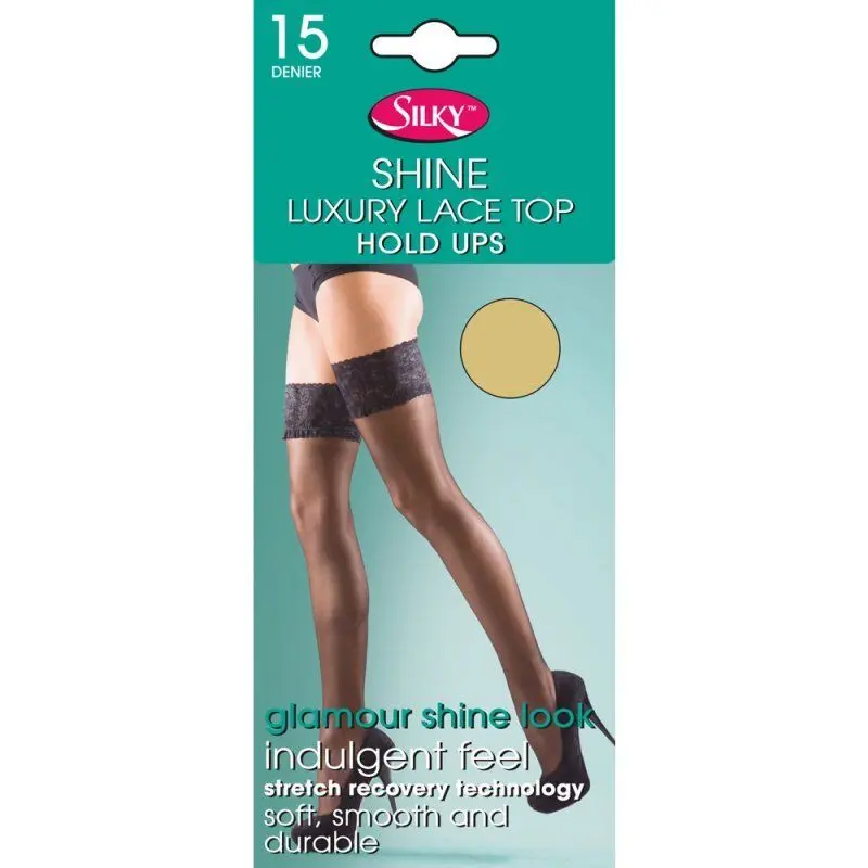 Women's Lace Top Hold Up Stockings in Black, Nude, Blue, and White Sizes 8 10 12 14 16 18 20 22 Plus - Womenswear, Underwear Lady Women Comfort Basic Minimalist Outfit Chic Elegant Floral Leg Medium Navy Sheer Sock 6
