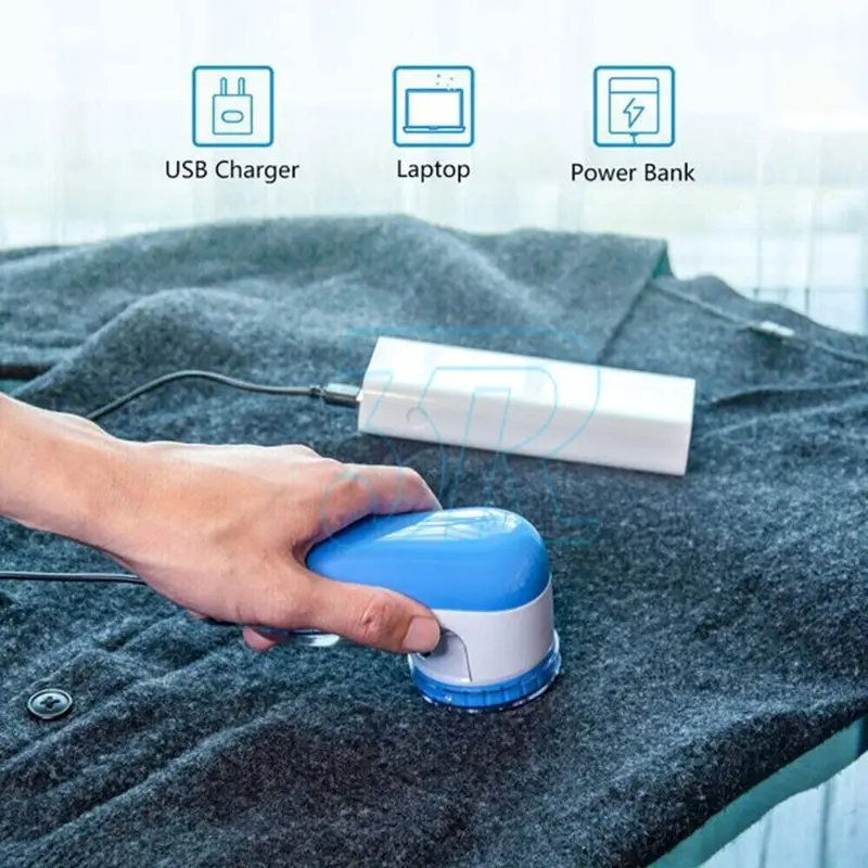Electric Lint Remover Clothes Bobble Fluff Shaver Debobbler USB Operated 7