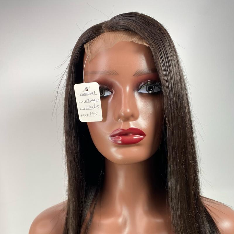 14 Inch 3x4 Closure Glueless Wig - Human Hair Wear and Go by glueless Wig 5