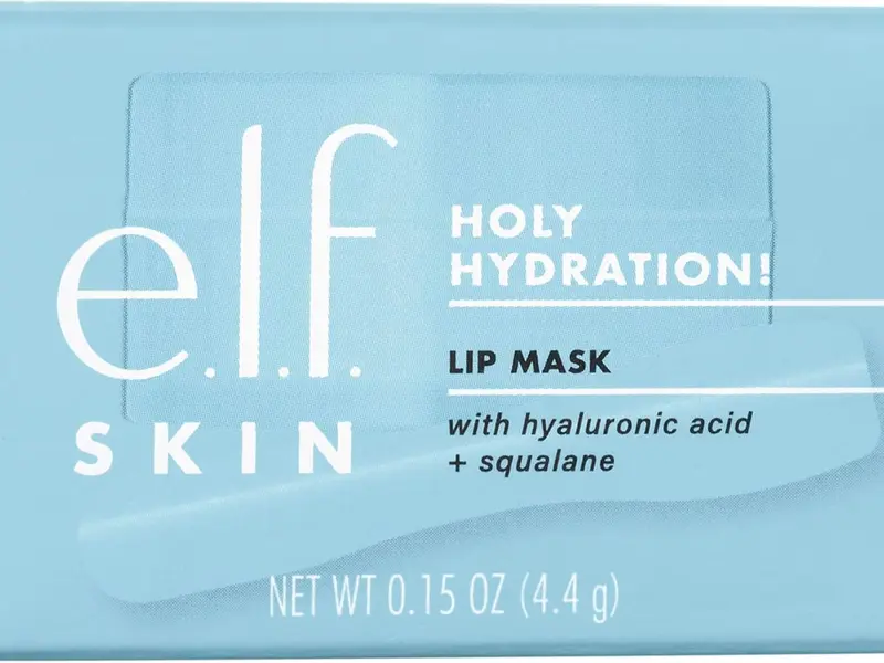 e.l.f. Skin Holy Hydration! Lip Masks, Hydrating Leave-on Lip Mask For Soft & Smooth Lips, Enriched With Hyaluronic Acid, Powder Blue Moisture Moisturizing Oil Skincare Berry Gloss Comfort Hydrate Moisturizer 4