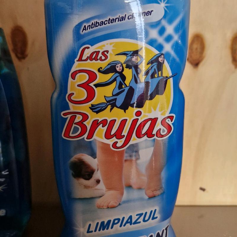 Las 3 Brujas, 3 Witches. Bathroom, Glass, Tile, Floor, Surface, Degreaser and Disinfectant Gift Household Cleaner Cleaning spanish Multicolor 2