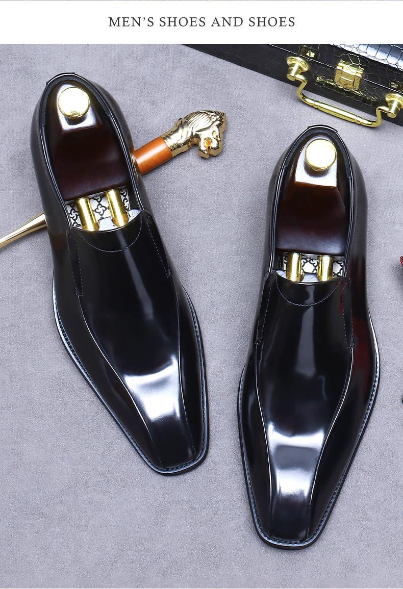 Product Introduction of Business Formal Wear Shoes Cowhide Men's Office Shoes 15