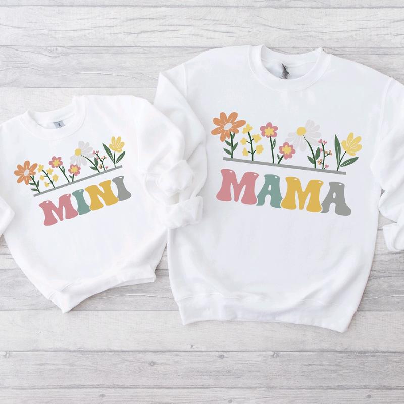 Mother and Daughter Matching Sweatshirt Jumper or T-Shirt 0