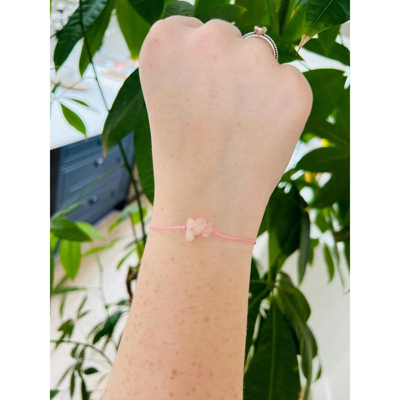 Rose Quartz Crystal Bracelet Rose Quartz crystals Healing Crystals Pink Crystals Crystal bracelet Rose Quartz bracelet Love crystals Peace crystals Emotional healing crystals Pink bracelet Crystals for unconditional love Self love crystals 2