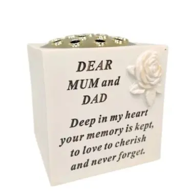option selection - cream & gold Rose flower vase 5