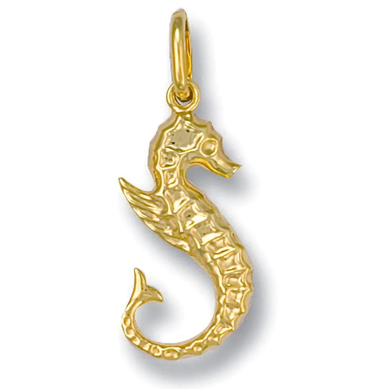 9ct Yellow Gold Seahorse Pendant 110162