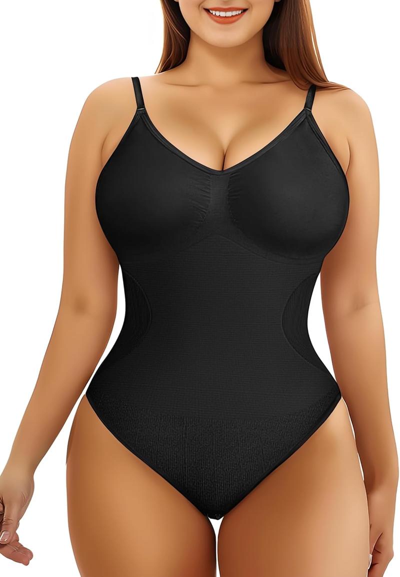 Product Introduction of Bodysuits for Women, Womens Shaping Bodysuits, Shapewear Body suit for Women, V Neck Sleeveless Workout Tops for Women Clothing 3