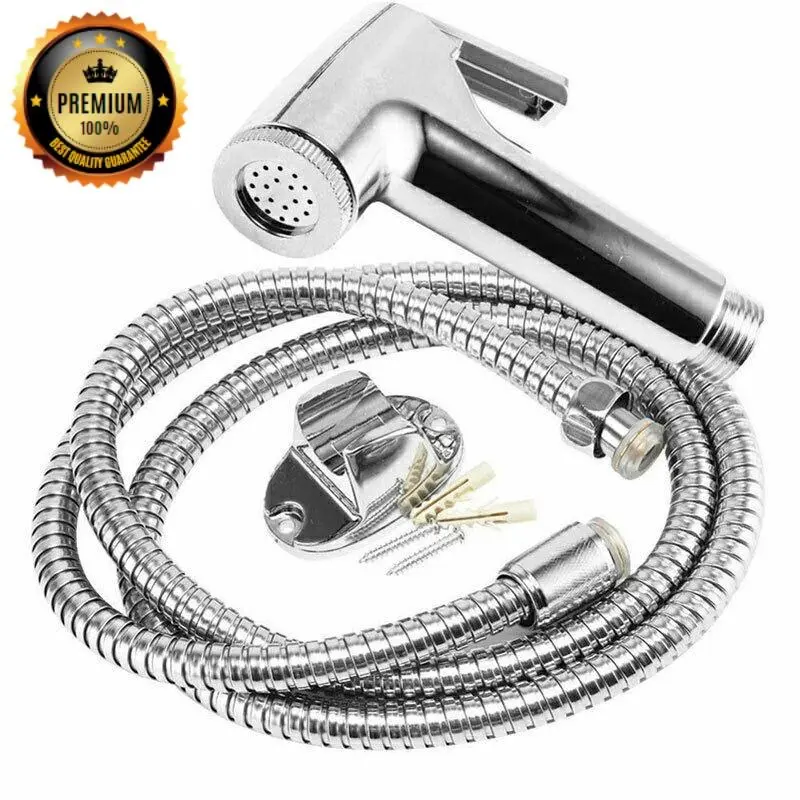 Jet Spray Muslim Shower Hygienic Shattaf Douche Kit Head Hose Handheld Bidet UK shower  head