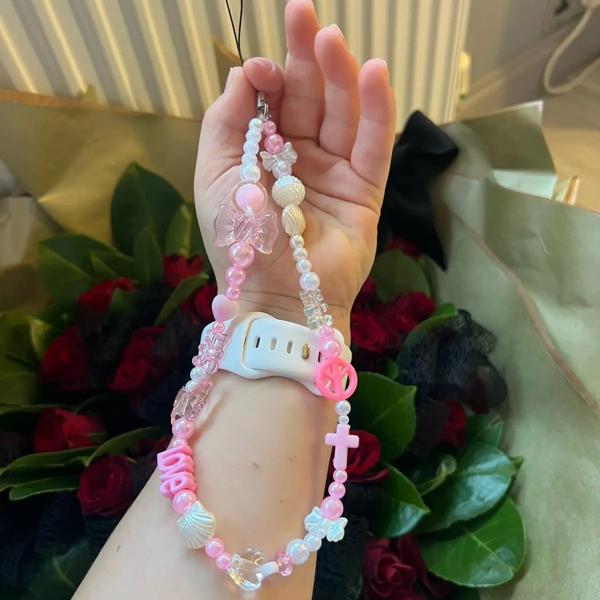 Pink Medium Phone Charm