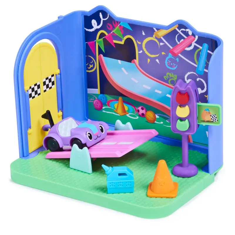 Dollhouse Rainbow-Themed Celebration Doll House + 6 Deluxe Rooms (3+ Years) 6