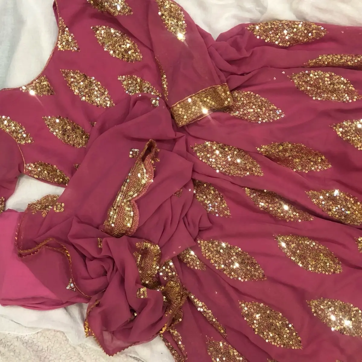 Pink Heavy Asian Wear Suit for Women - Formal Occasions -  - Dress, Womenswear