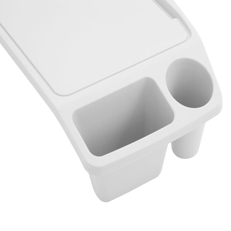 Product Introduction of Dinner Tray or Laptop Tray in Black, Grey or White, Portable Desk TV Tray Lap Tray for Food Working, Portable Sofa Bed Desk Slots Compartments traytable 18