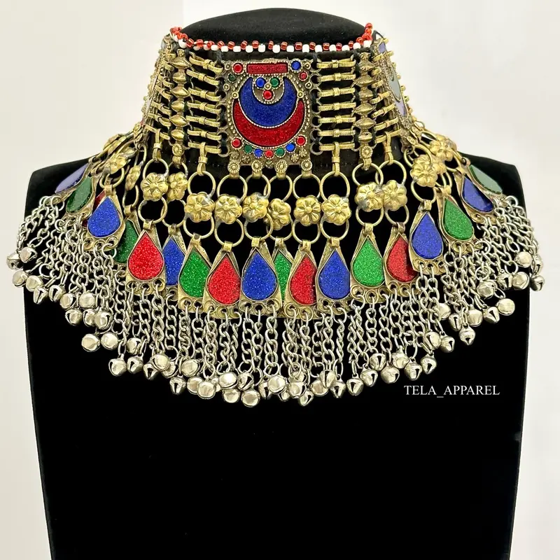 Afghan Jewelry Set - Traditional Handmade Design 4