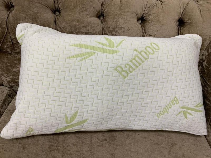 High Living Hotel Quality Pillow Crushed Memory Firm Foam Filling Bamboo  Anti-Allergic Pillow Bed  Sheets Pillow 1