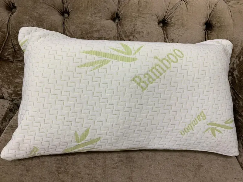 High Living Hotel Quality Pillow Crushed Memory Firm Foam Filling Bamboo  Anti-Allergic Pillow Bed  Sheets Pillow 1