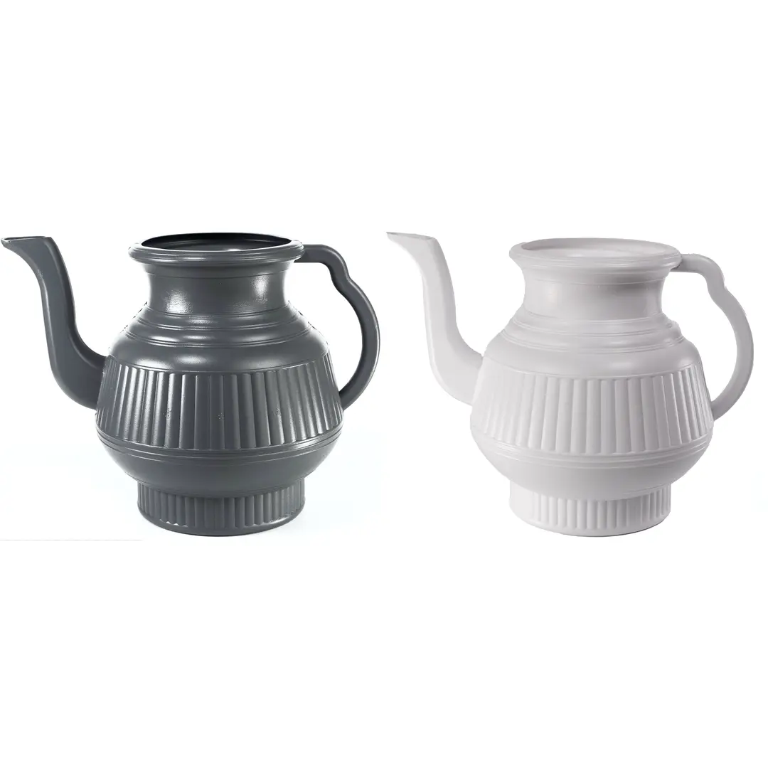 Pair of White & Gray Bodna Lota Toilet Wash Jug