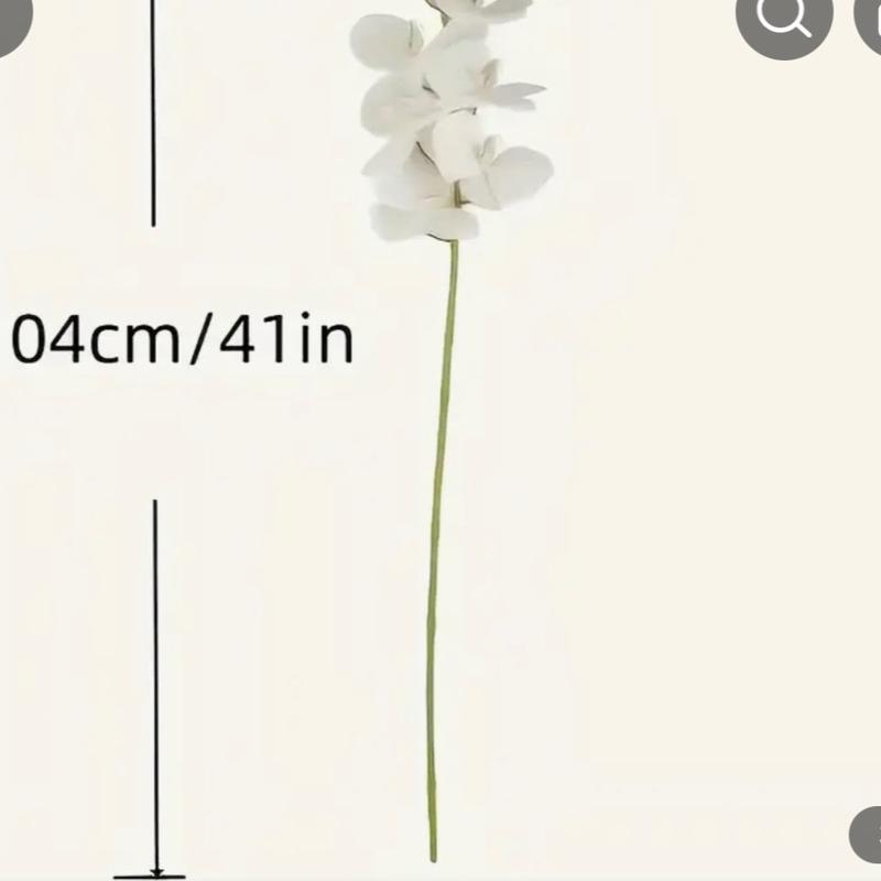 Decorative Lifelike Artificial Orchid for Home Office without  the vase 2