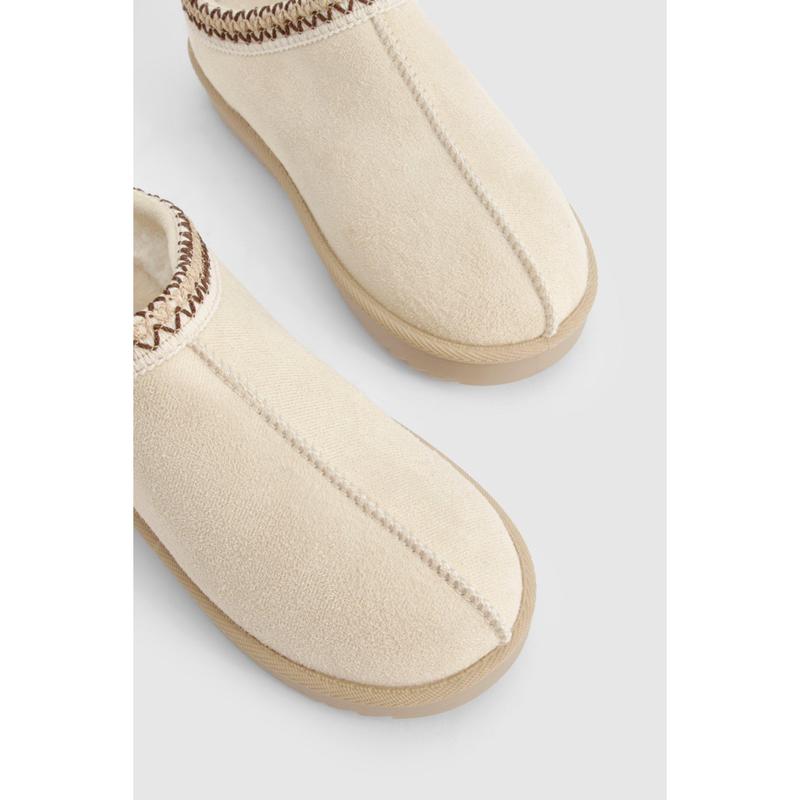Embroidered Cosy Mules 5
