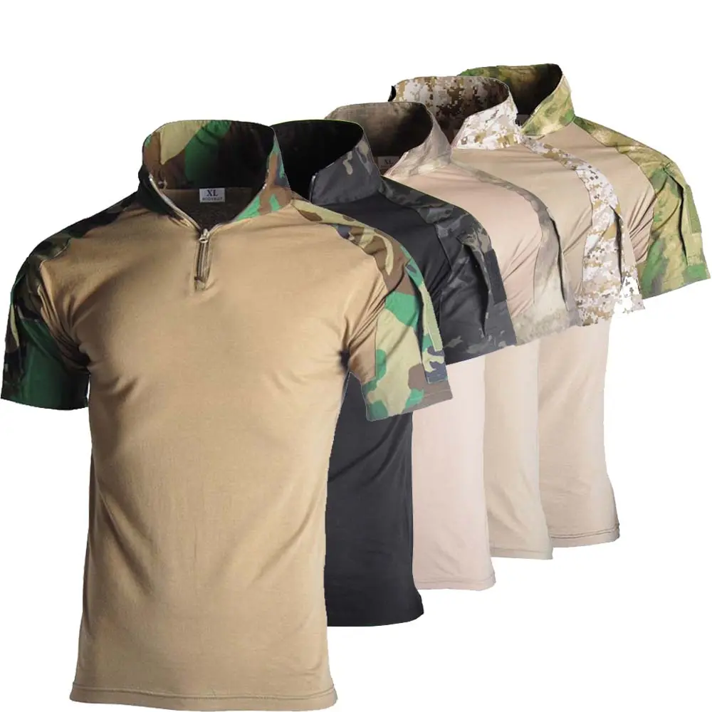 Spring, Summer and Autumn Hiking Shirts Tactical T-shirts Hunting Camouflage Shirts T-shirts Men's Clothing Wear Hunting Clothing