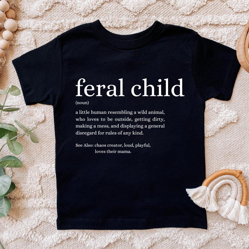 Feral Definition Kids Tee 1