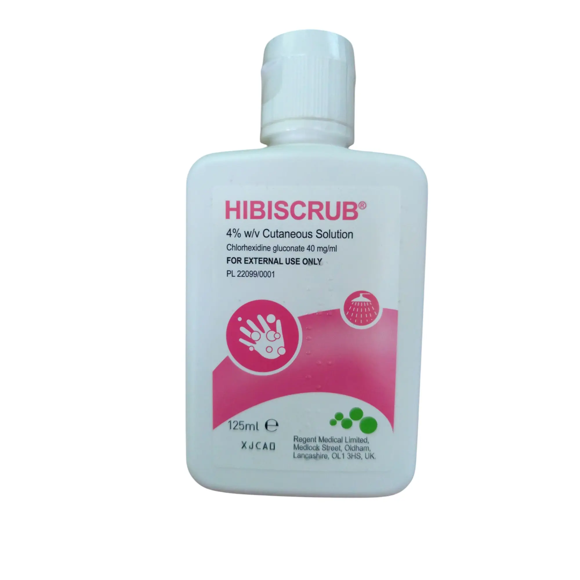 Hibiscrub Health Care Hands Body Scrub 4% Antibacterial Skin Cleanser - 125ml  Skincare Cleansing