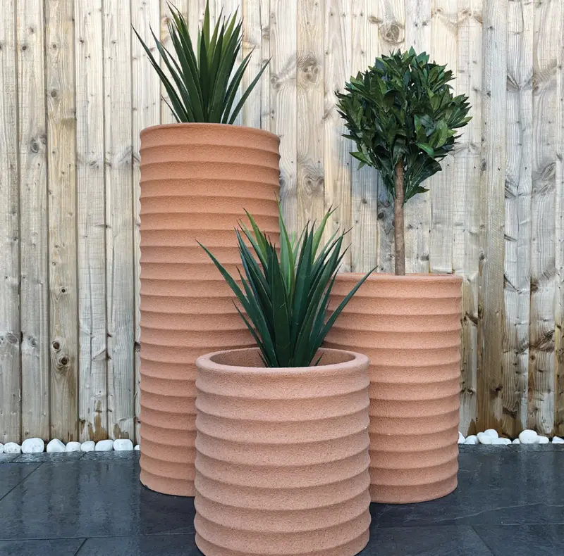 Nustone Pisa Luxury Fibreglass Planters for Home Garden 2