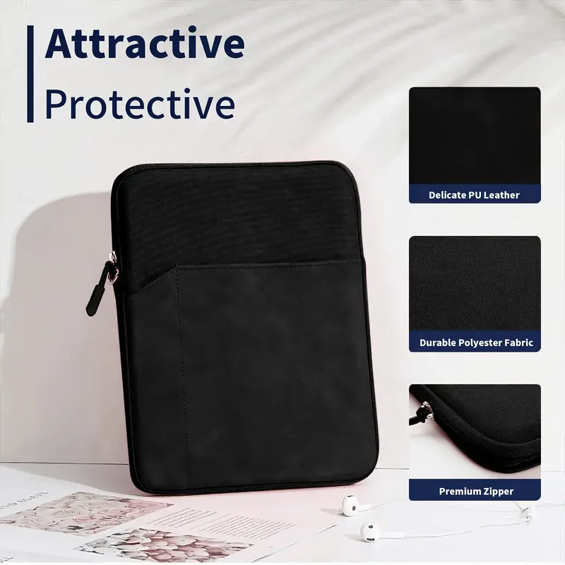 Tablet Carrying Case for SamSung for Galaxy Tab / for iPad / for Kindle / for Android Tablets / Tablets Sleeve Bag Compatible with 7 ~ 8 / 9 ~ 11 /12.9~13 Inch Tablets Waterproof with Handle And Front Pocket Computer 4