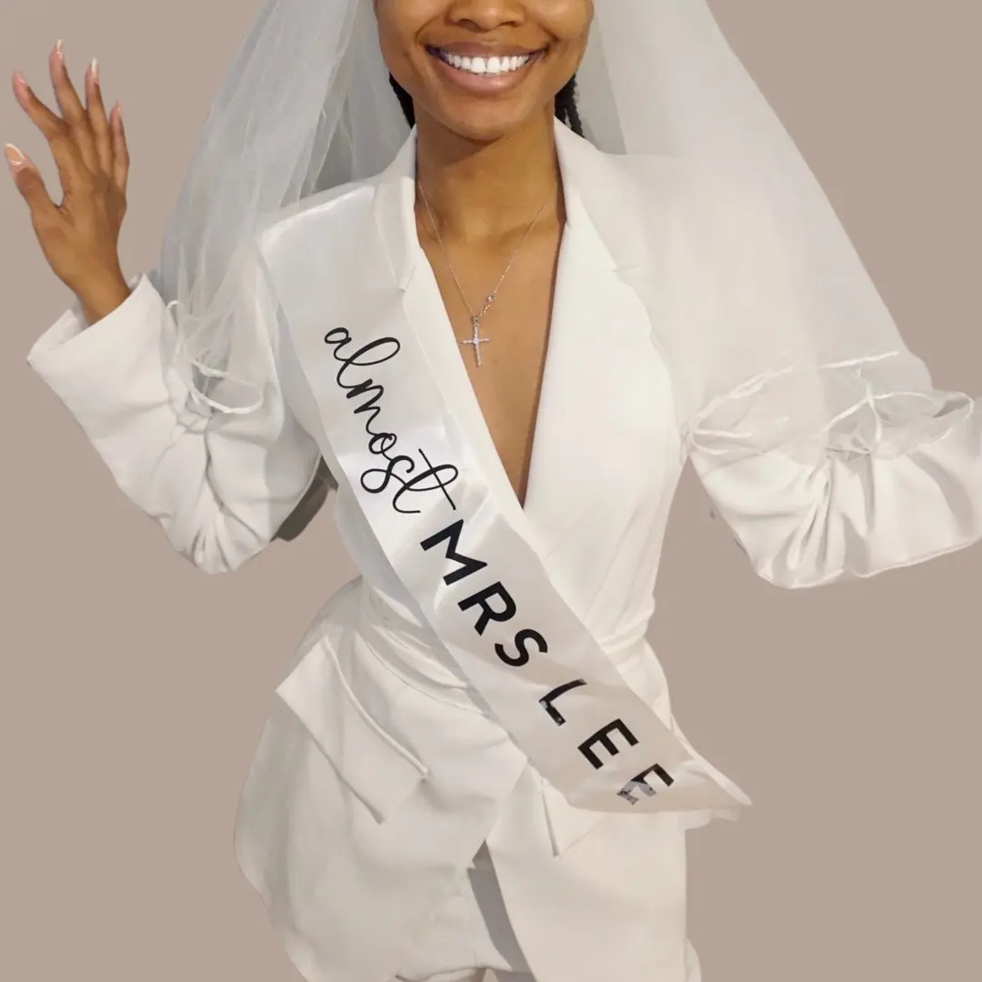 Personalised Bride Sash