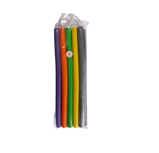10pcs/Set Bendy Twist Hair Curlers Hair Curling Sticks, Soft DIY Hairdressing Styling Bar Haircare Heatless Pack