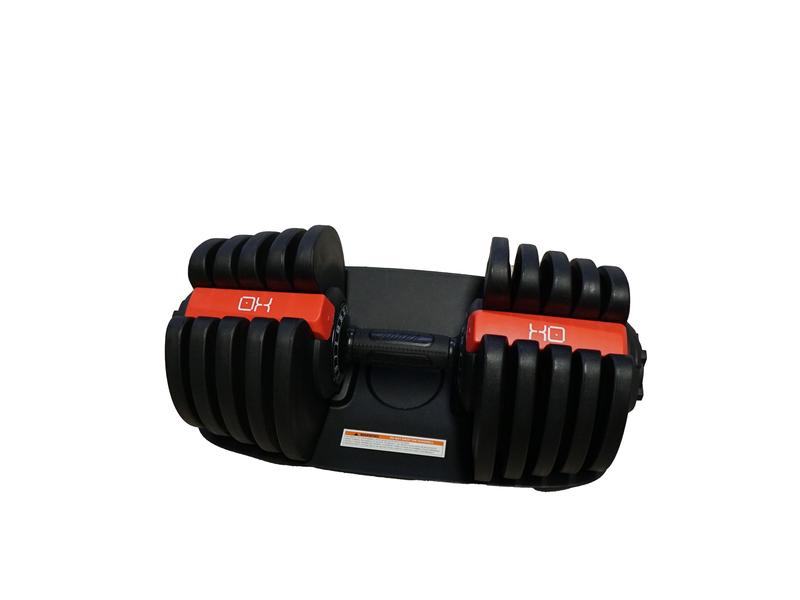 OX | Adjustable Dumbbells 40KG Pair (80KG Total) Steel Dumbbell Set Free Weights 6