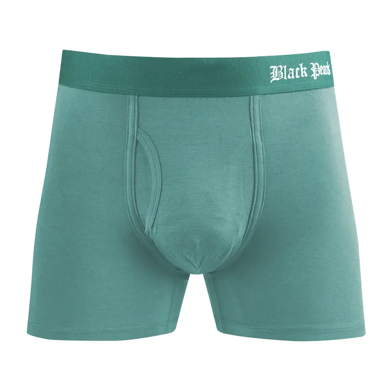 Black Pearls Boxer-Shorts 1pcs, Fly Opening Flatlock, Tagless & comfy underwear for active lifestyle Man Menswear 5