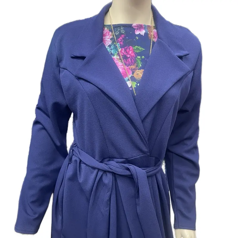 Long all4 season cardigan with belt and pockets With flair bottom uk (8–20) size 5