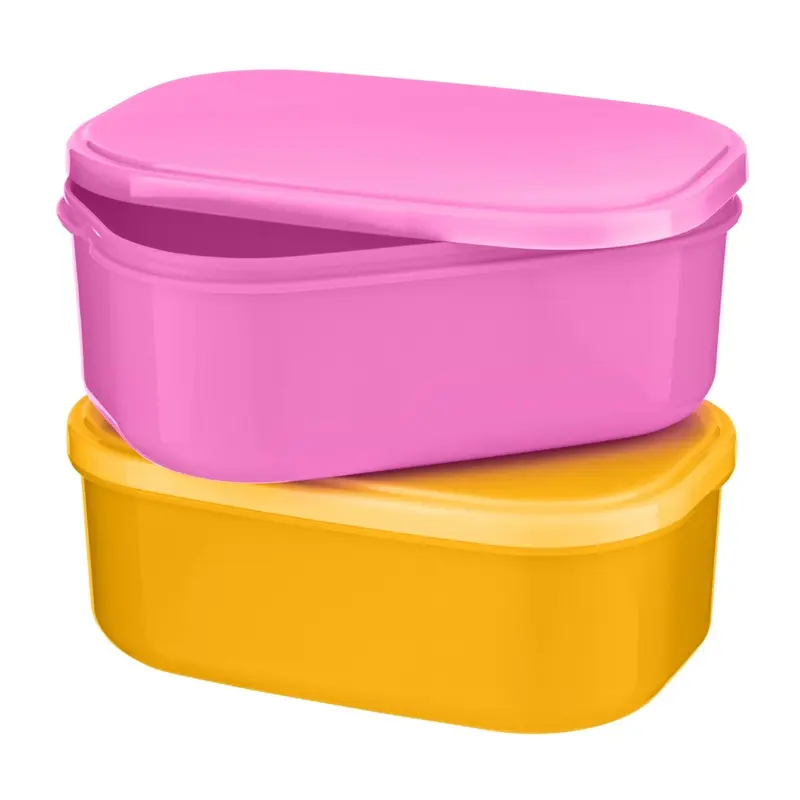 Baby Pipkin Handy Snack Duo – 2 x 450ml On-the-Go Kids Containers for Easy Snacking 3