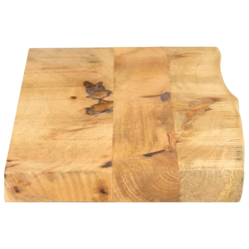 Table Top 100x20x3.8 cm Live Edge Solid Wood Rough Mango 3