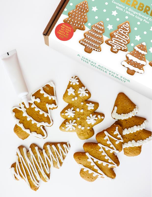 Gingerbread Biscuit Trees Letterbox Decoration Kit 1