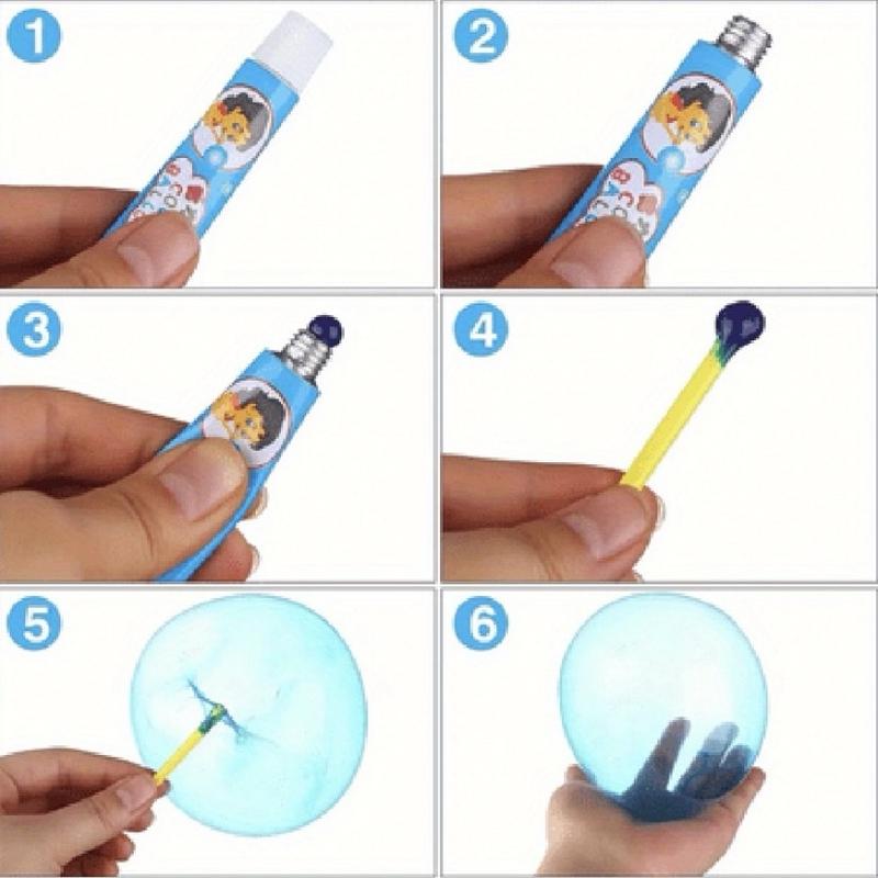 Children's Bubble Blowing Toys , Nostalgic Space Balloon Design Powerful Bubble Maker 4