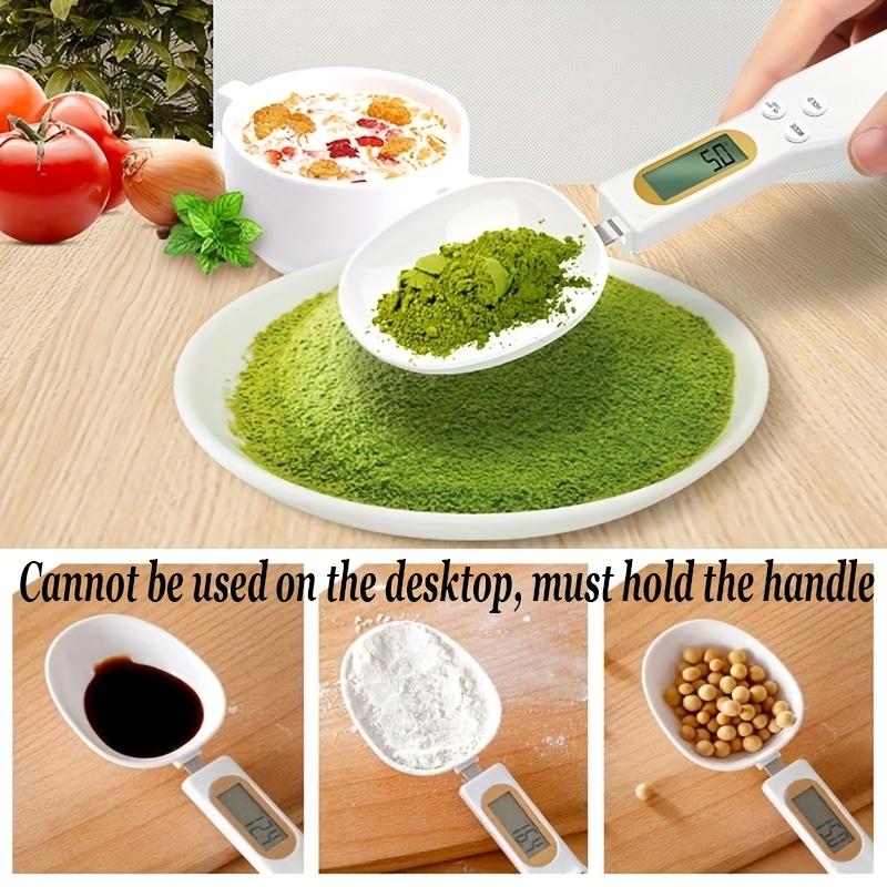 Accurate Measure Digital Kitchen Scale Spoon - LCD Display, 0.1g-500g Precision, Button Battery-Powered, Ideal For Cooking, Baking, And Portion Control Measuring Utensils 5