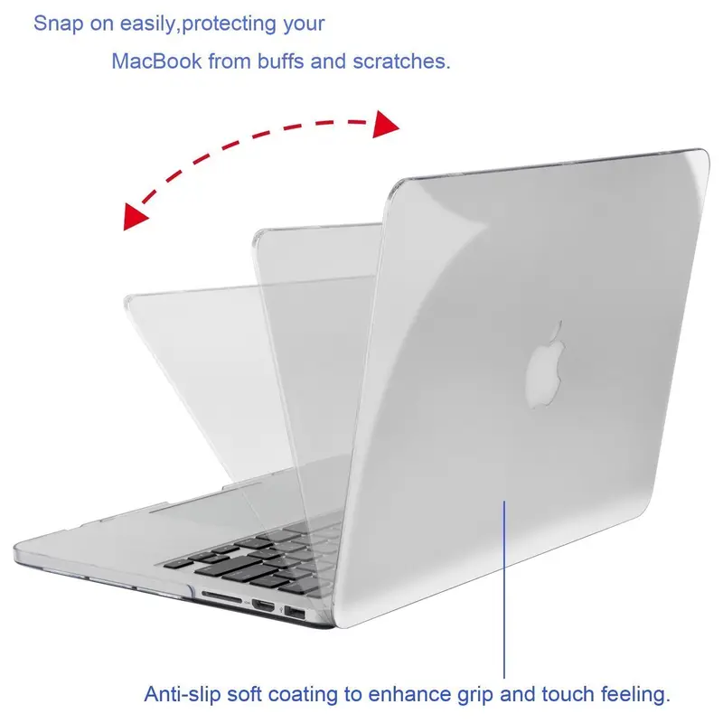Ultra Clear Premium Hard Case Full Cover Air/Pro 11/12/13/14/15/16" 4