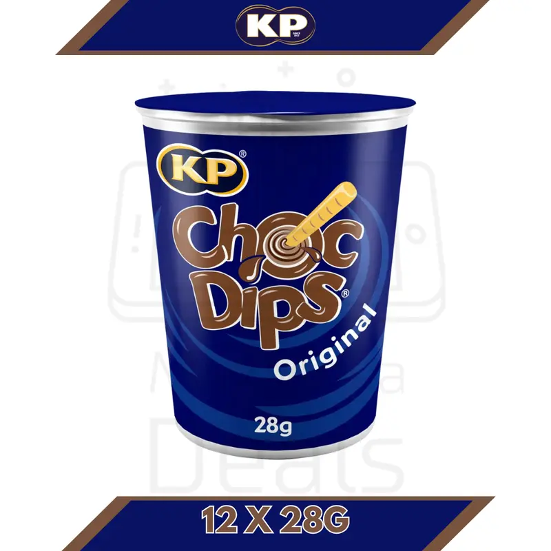 KP Choc Dips Milk And White Chocolate (12 X 28G) Sweet Chocolate Snack For All 5