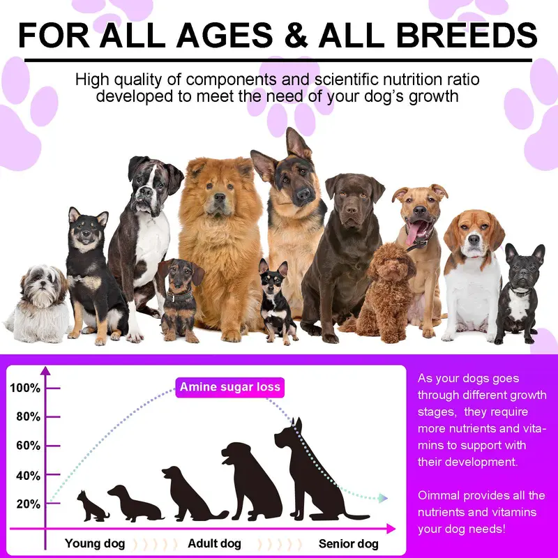 15-in-1 Dog Multivitamin Chews - 150 Treats for Overall Health, Hip & Joint, Immune Support, Skin & Coat, and Gut Health - Duck Flavor pet  treat 2