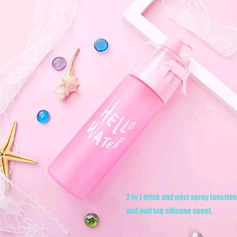 Water Spray Bottle Misting Water Bottle Sport Water Bottle for Outdoor Hydration 580ml 2