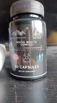 Product Review of Choline Bitartrate, Bacopa Monnieri & Ashwagandha -  Mental Wealth Complex - 60 Capsules - The Antidotes supplement from T**n 0