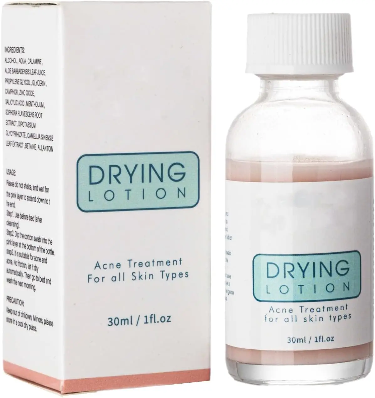 Acnecide Anti Acne Drying Lotion for Teenage Women Men - Serum for Dry Out Blemishes & Pimples, Reduce Redness - Skin Care - Comfort Comfort
