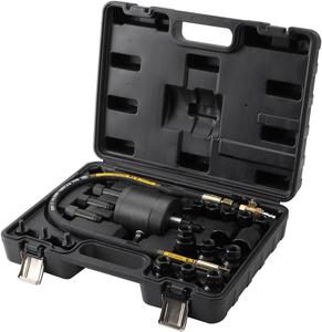 Autojack Pneumatic Injector Puller Air Vibration Removal Tool Kit for Automotive Repair - 21 Piece