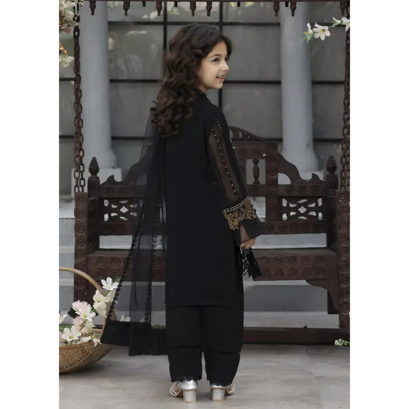ALYZ-02 - Black- Readymade Kids Winter Suit by Ally's 2025 5