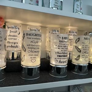 Options- Sparkle led memorial light tubes light