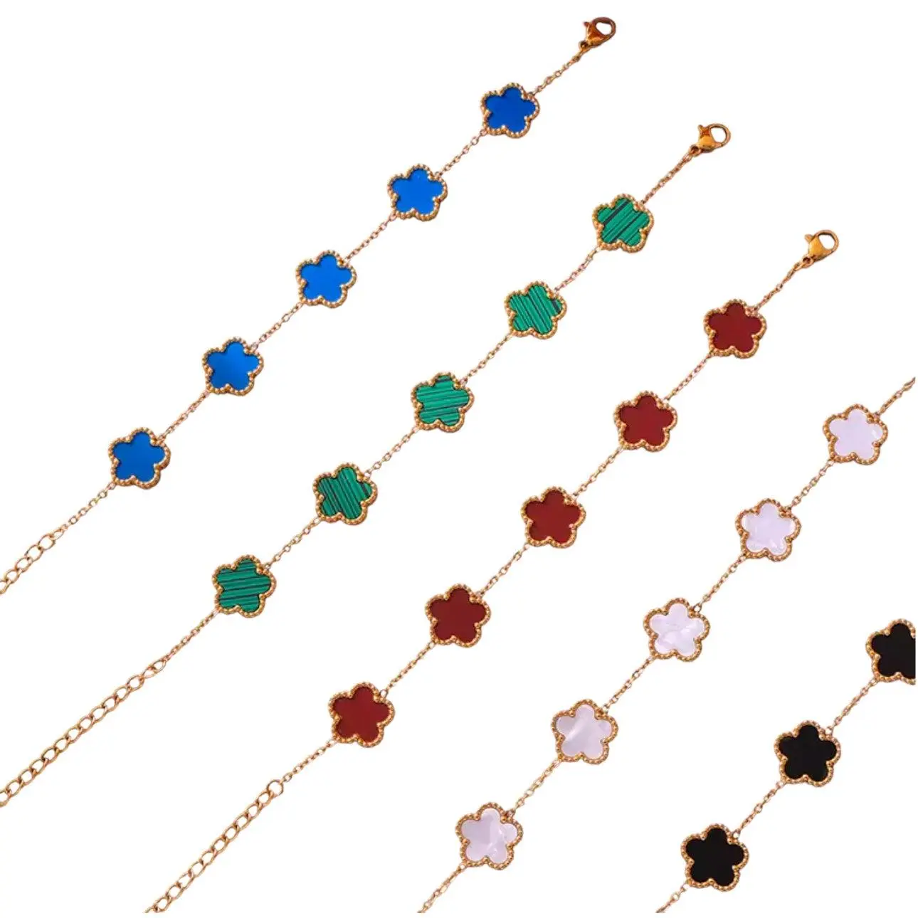 Golden Clover  Bracelet